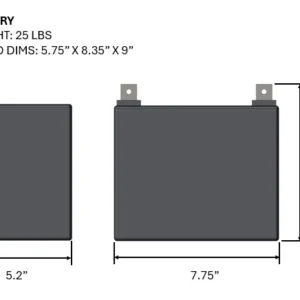 Part LT2058-LT2058R Batteries